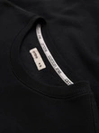 BASIC men's sweatshirt with round neckline - black V5 OM-SSBN-0175