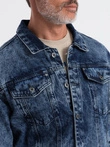 Jachetă katana din denim pentru bărbați - denim V4 OM-JADJ-0123