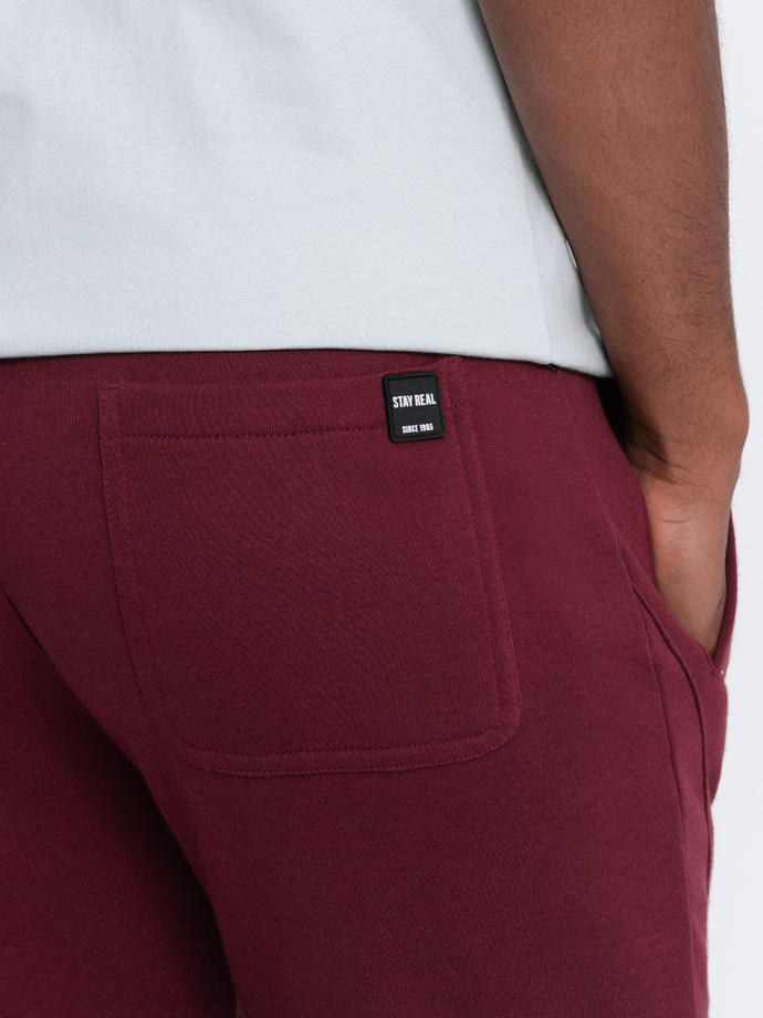 JOGERRY men's sweatpants - maroon V9 OM-PABS-0134