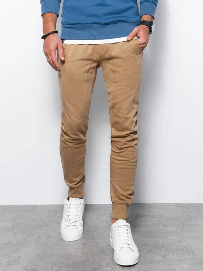 Men's sweatpants - coffee P948