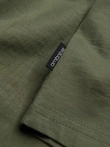 Pánské klasické bavlněné tričko BASIC - khaki V6 OM-TSBS-0146