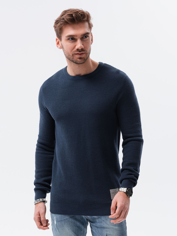 Men's sweater - dark blue E185