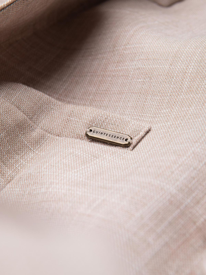 Blazer bărbătesc REGULAR cu in - bej deschis V2 OM-BLZB-0128