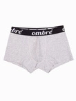 Men's cotton boxer shorts with contrasting elastic - 7-pack mix V2 OM-UNBO-0100