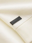 BASIC men's non-stretch cotton sweatshirt - cream V5 OM-SSBN-0159