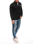 Bluza męska bez kaptura B1272 - czarna