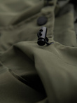 Jachetă de tranziție funcțională pentru bărbați cu glugă - olive V2 OM-JANP-0225