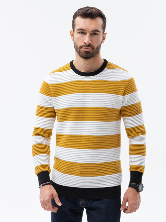 Men's sweater - mustard E189