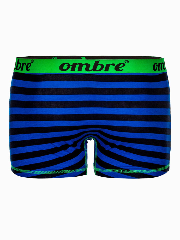 Boxeri barbati - 2- pack mix albastru/portocaliu U37