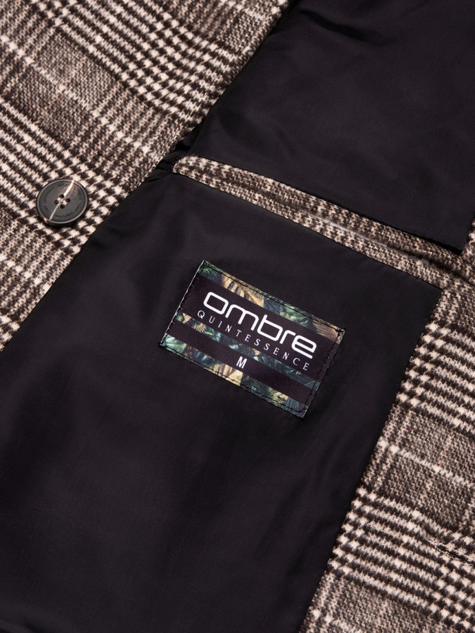 Men's coat- brown C499