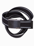 Men's bi-colored belt - black A028 