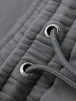 Klasické unisex tepláky so šnúrkou - sivé V18 OU-PSBC-0100