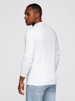 Mâneci lungi pentru bărbați cu mânecă lungă cu imprimeu de buzunar - alb V1 OM-LSPT-0118