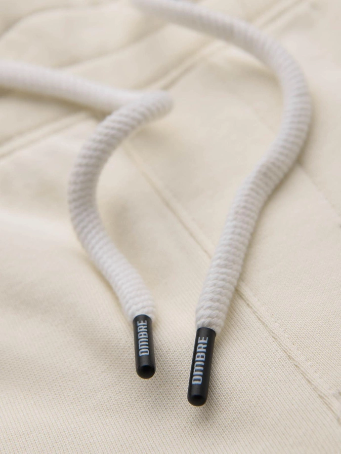 Pantaloni de trening jogger pentru bărbați - crem V11 OM-PABS-0173