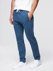 Pantaloni de trening pentru bărbați cu picior fără căptușeală - albastru închis V4 OM-PABS-0206