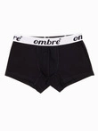 Men's cotton boxer shorts with contrasting elastic - 7-pack mix V2 OM-UNBO-0100
