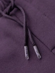 Unisex teplákové šortky so šnúrkou v páse - fialové V13 OU-SRBC-0101