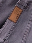 Men's denim pants without rubbing SLIM FIT - graphite V5 OM-PADP-0148