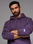 Unisex mikina s kapsami a kapucí - fialová V13 OU-SNBC-0105