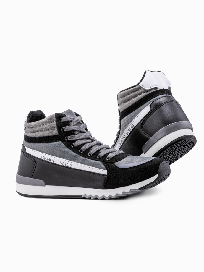 Pantofi adidași de gleznă pentru bărbați - gri V1 T358