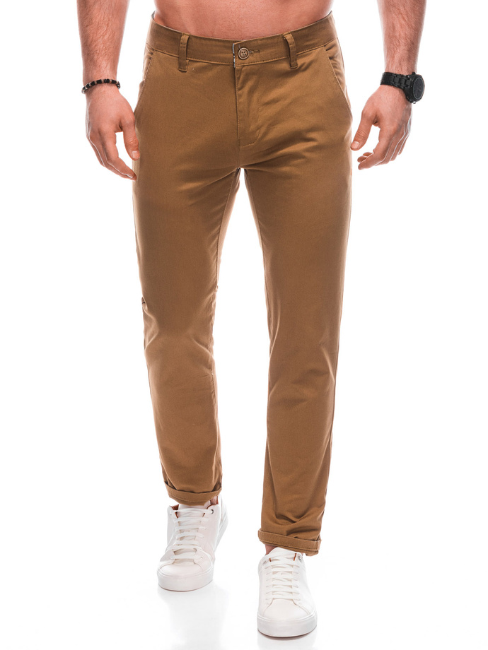 Pánské chino kalhoty 1461P - hnědé