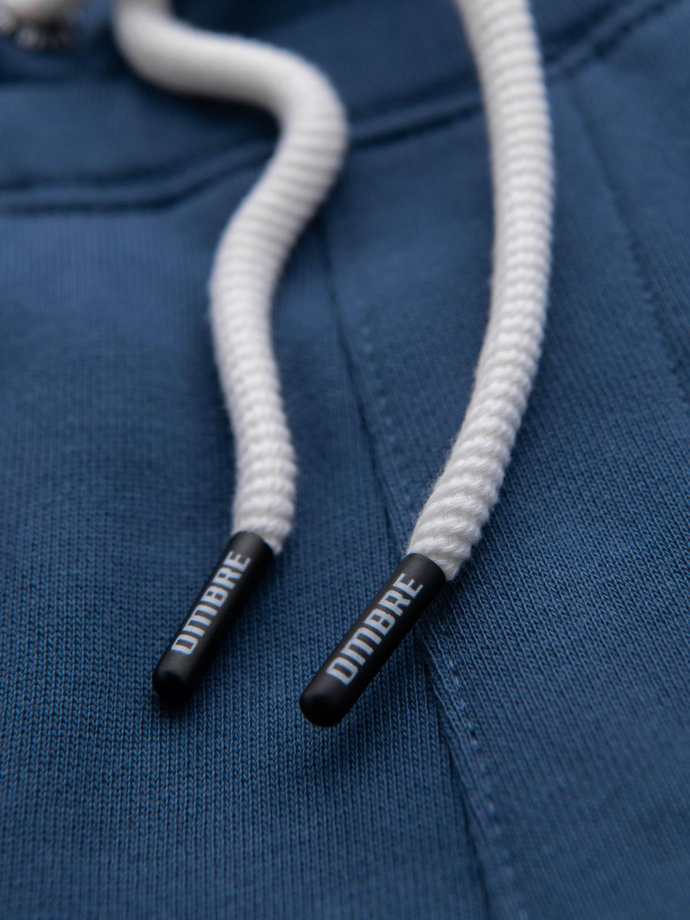 Pantaloni de trening jogger pentru bărbați - albastru marin V4 OM-PABS-0173