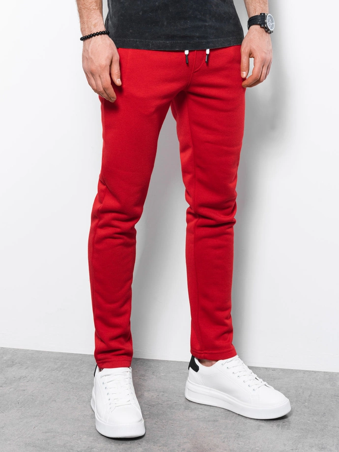 Pantaloni de trening barbati - rosu P866