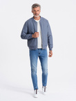 Men's bomber jacket - blue V16 C538