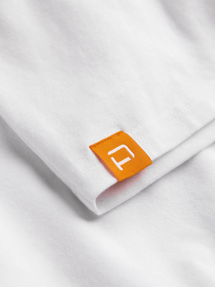 Vyriški medvilniniai marškinėliai "Reglan" - pilka ir balta V2 S1623