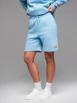Unisex sweat shorts with drawstring waist - blue V8 OU-SRBC-0101