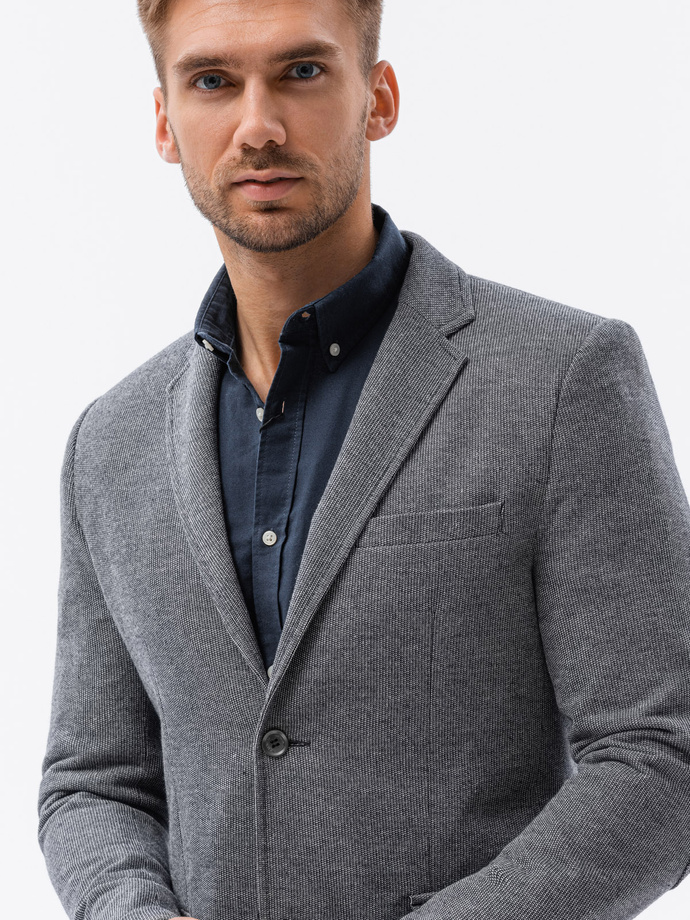 Men's casual blazer jacket - navy M162