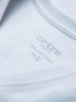 BASIC men's classic cotton tee-shirt with a crew neckline - light grey V23 OM-TSBS-0237