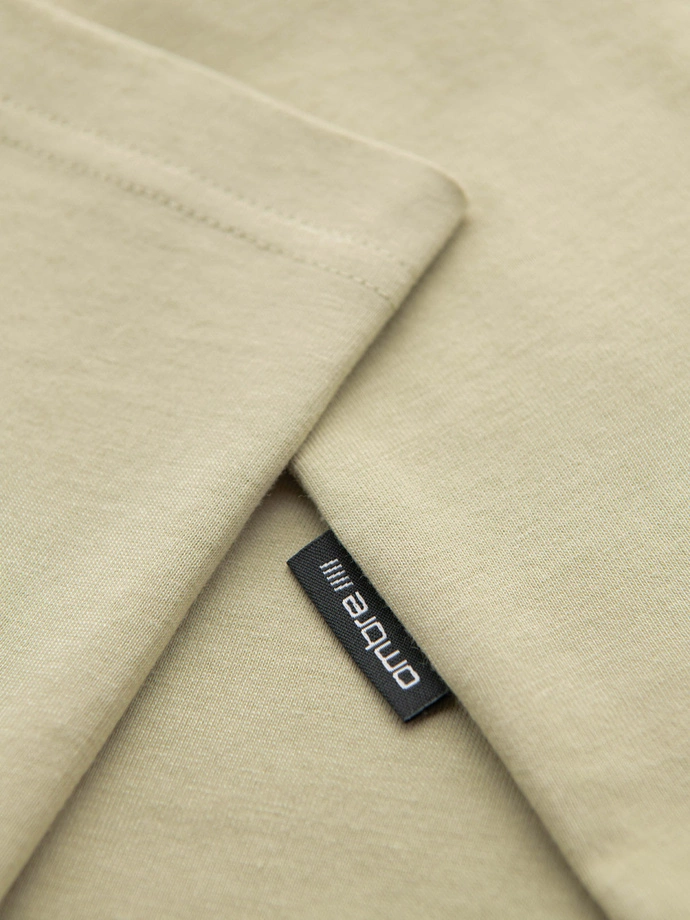 Vyriški medvilniniai marškinėliai su spauda - šviesiai pilki V2 OM-TSPT-0227