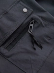 Pánské kalhoty JOGGER s cargo kapsami na zip - grafitová V3 OM-PAJO-0125