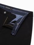 Pantaloni chino eleganți pentru bărbați SLIM FIT - negru V4 OM-PACP-0191