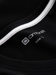 Men's V-NECK T-shirt with elastane - black V3 OM-TSCT-0106