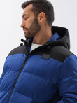 Men's winter jacket - blue C458