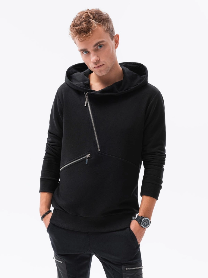 Men's hoodie Helsinki- black B1365