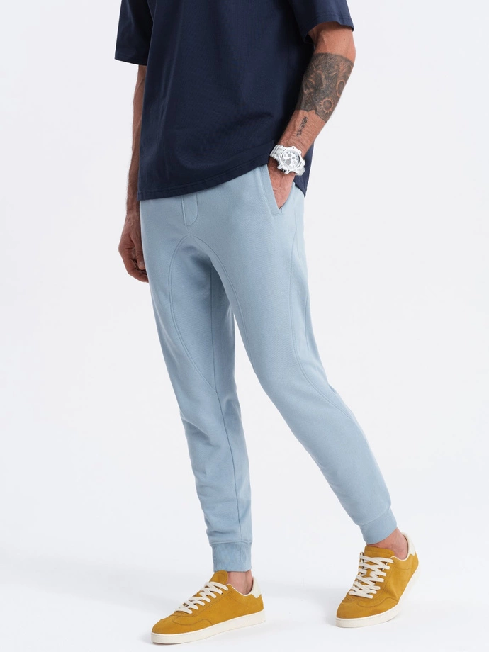 Men's jogger sweatpants - blue V7 OM-PABS-0173