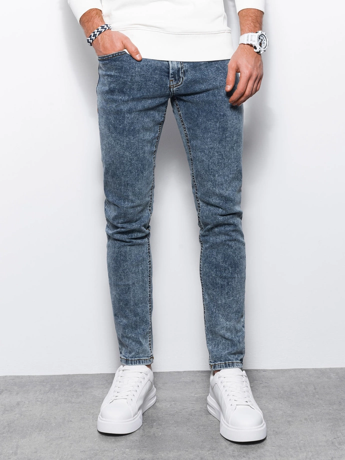 Pánské džínové kalhoty SKINNY FIT - modré V5 P1062