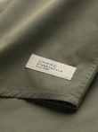 Men's short sleeve shirt with Cuban collar - khaki V4 OM-SHSS-0168