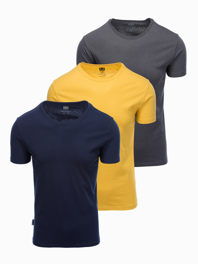 BASIC 3-pack cotton t-shirt set - mix V4 Z30