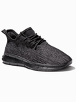 Pánske sneakers topánky - čierna T388