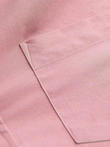 Men's REGULAR FIT cotton shirt with pocket - pink V3 OM-SHOS-0153