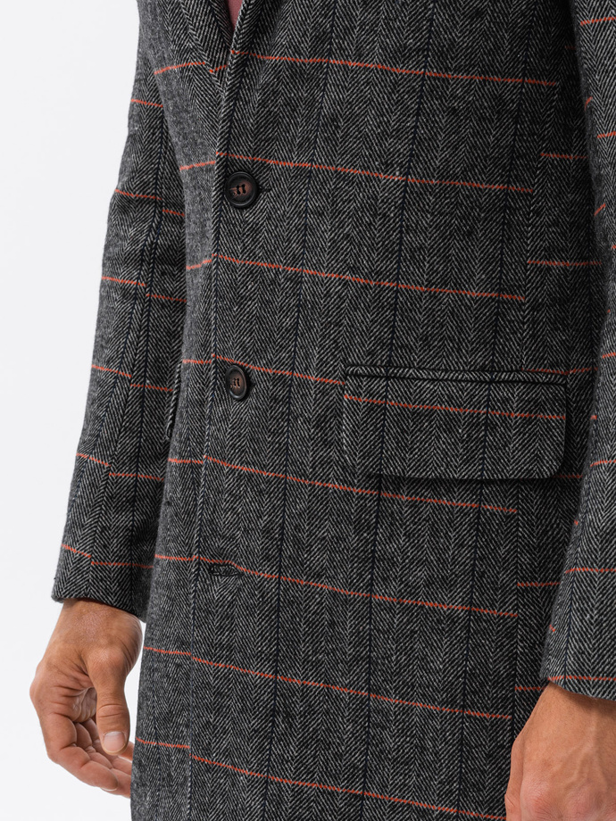 Men's coat - black C500