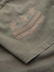 Men's military-style printed cotton T-shirt - light olive V2 OM-TSWT-0202