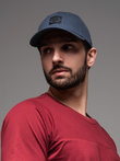 Men's logo baseball cap - navy blue V1 OM-ACCS-0100