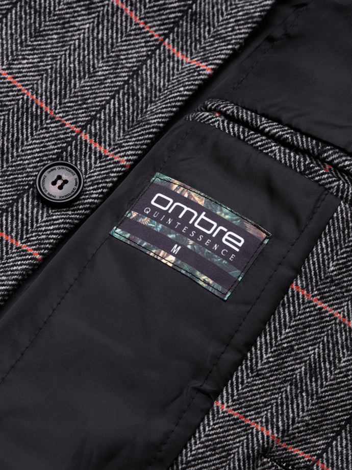 Men's coat - black C500