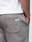 Men's jogger sweatpants - gray V8 OM-PABS-0173