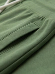 Men's sweatpants with unlined leg - green V3 OM-PABS-0206